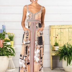 NWOT Matilda Jane Perfectly Paisley maxi dress XS